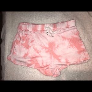 Tie dye shorts